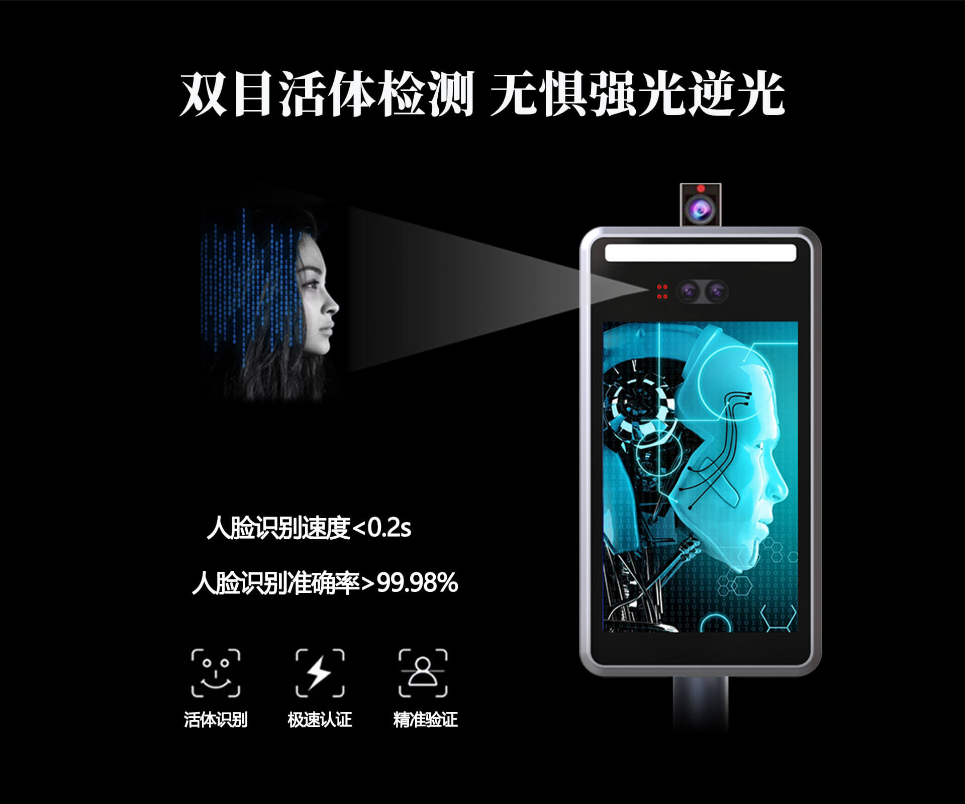 人脸识别测温机优势